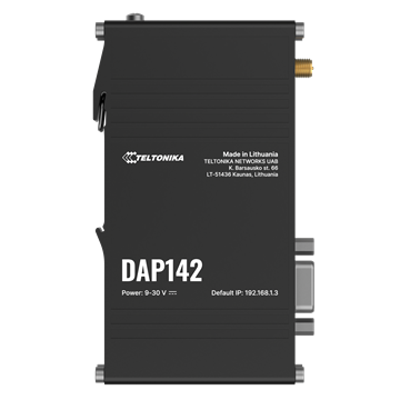 Teltonika Wi-Fi AP RS232 interfésszel, DIN sínre szerelhető