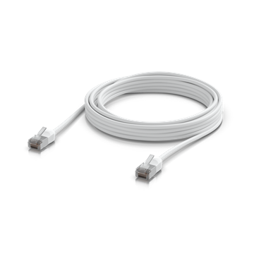 Ubiquiti UniFi Patch kábel, kültéri, 5m, Cat.6A S/FTP, fehér