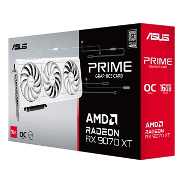 ASUS AMD RX 9070 XT PRIME-RX9070XT-O16G-WHITE