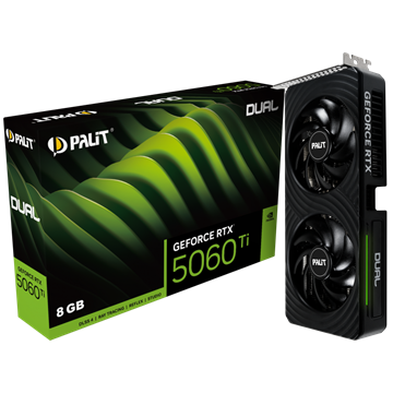 PALIT NVIDIA RTX5060Ti Dual 8GB GDDR7 - NE7506T019P1-GB2062D