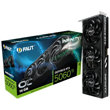 PALIT NVIDIA RTX5060Ti Infinity 3 OC 16GB GDDR7 - NE7506TS19T1-GB2061S