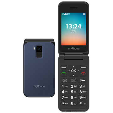 myPhone FLIP LTE 2,8" mobiltelefon - fekete