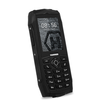 HAMMER 3 2,4" Dual SIM csepp-, por- és ütésálló (IP68) mobiltelefon - fekete