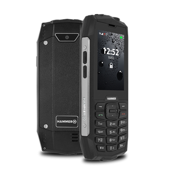 HAMMER 4 2,8" Dual SIM csepp-, por- és ütésálló mobiltelefon - ezüst