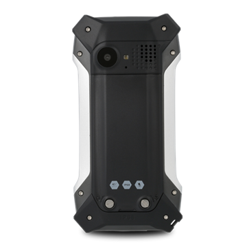 HAMMER Patriot 2,4" Dual SIM csepp-, por- és ütésálló mobiltelefon - fekete/ezüst