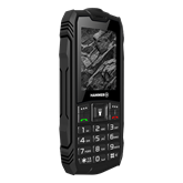 HAMMER Rock 2,4" Dual SIM csepp-, por- és ütésálló mobiltelefon - fekete