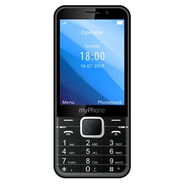 myPhone UP 3,2" Dual SIM mobiltelefon - fekete